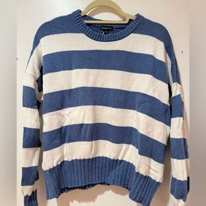 Minnie Rose Striped Women's Sweater
